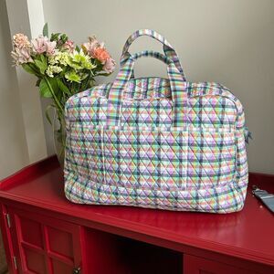 Vera Bradley Grand Traveler Bag in Gingham Plaid